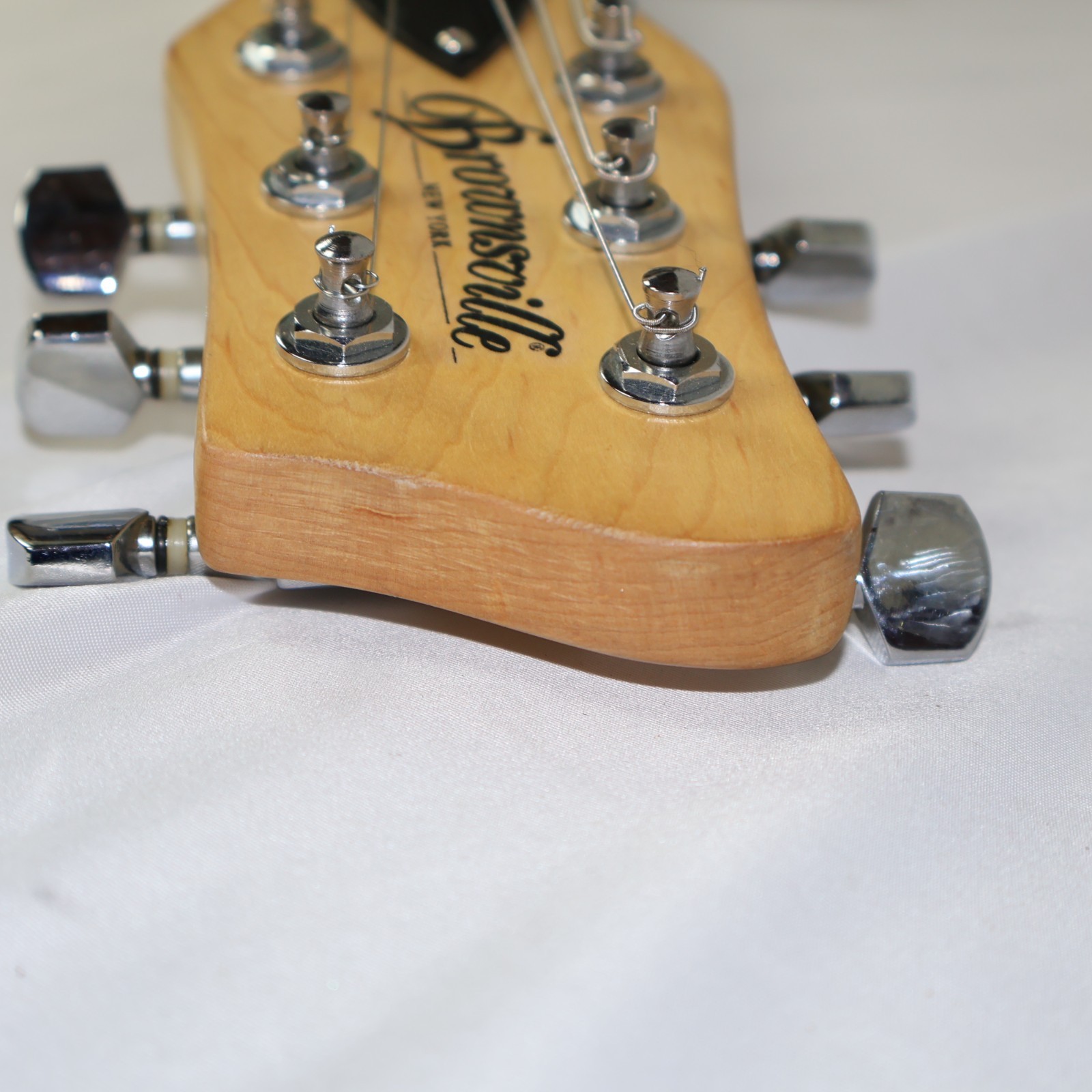 Brownsville Mini Electric Travel Guitar with Strap & Case