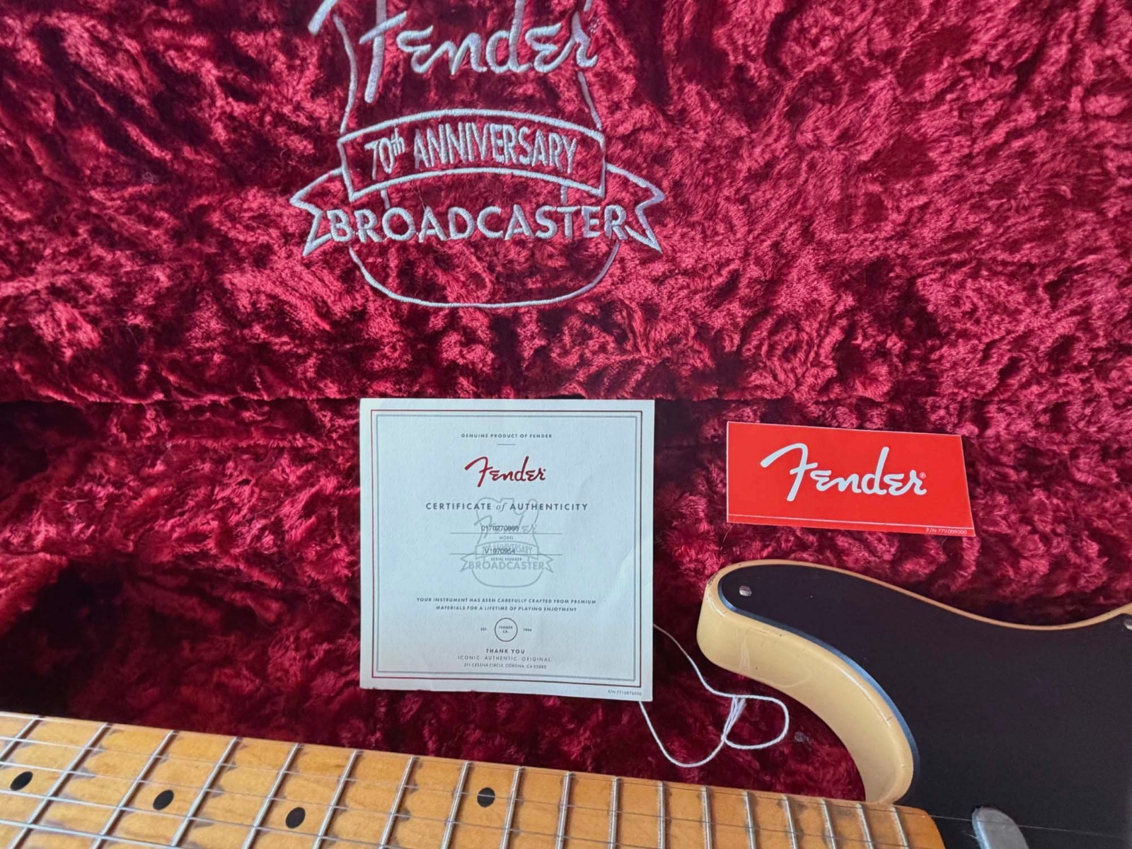 Fender Broadcaster 70th Anniversary Close as it gets to original!! ProSetup Case