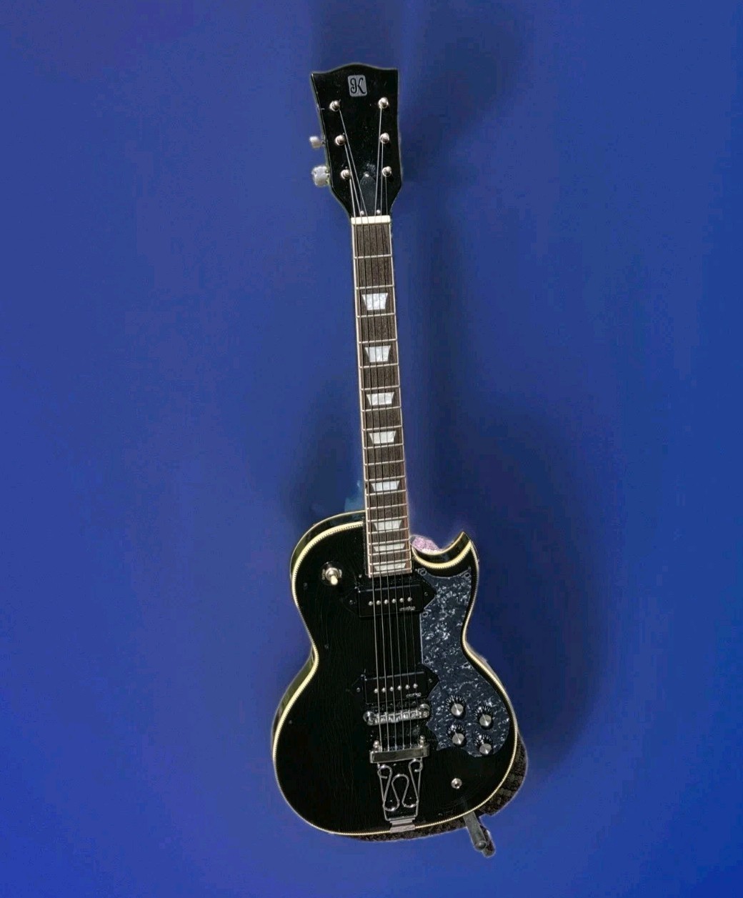 Kay 60’s Thinline Electric Guitar Body W/ New Neck, Wiring, Pickups Bridge Guard