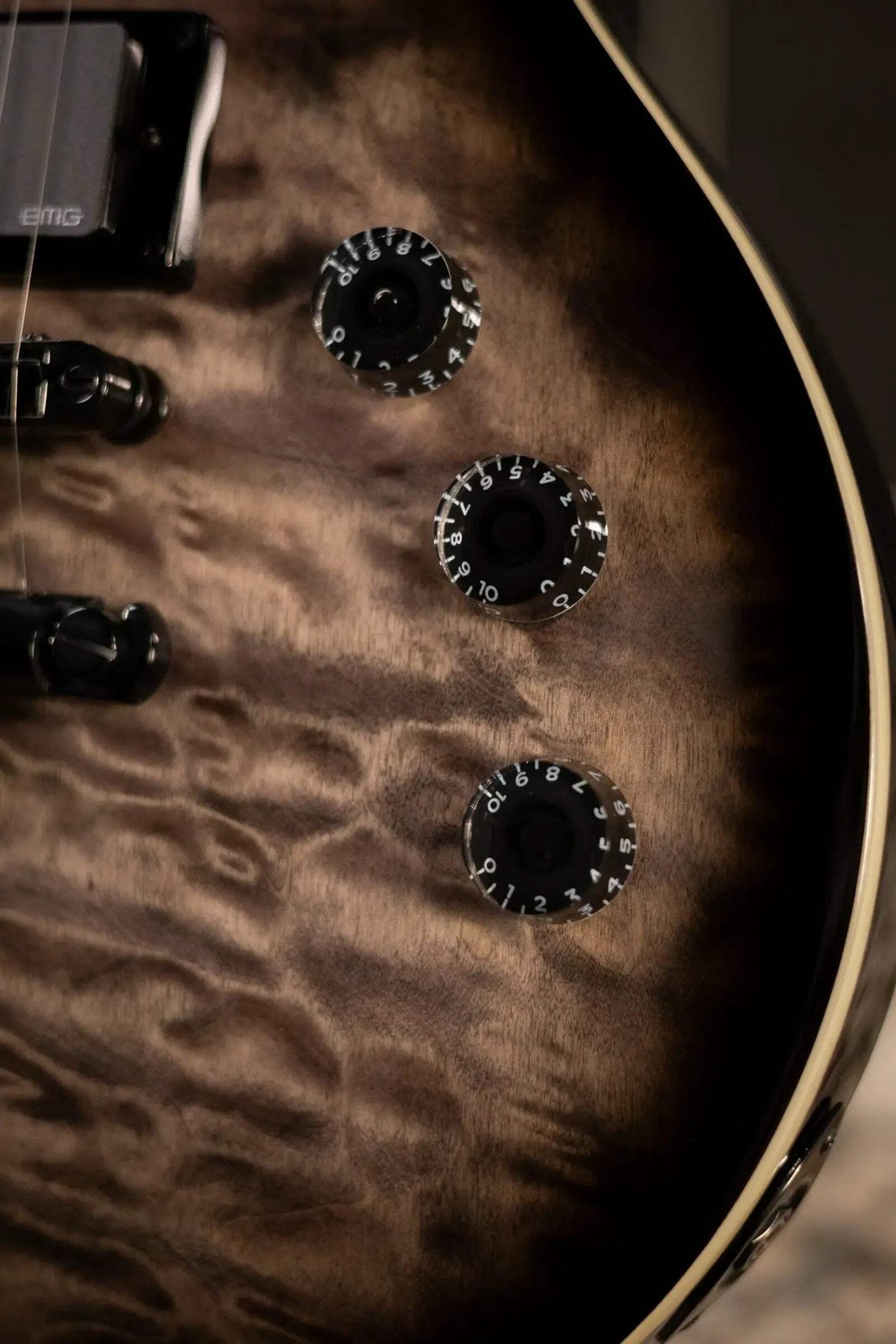 ESP LTD EC-400 QM Electric Guitar – See Thru Black Sunburst