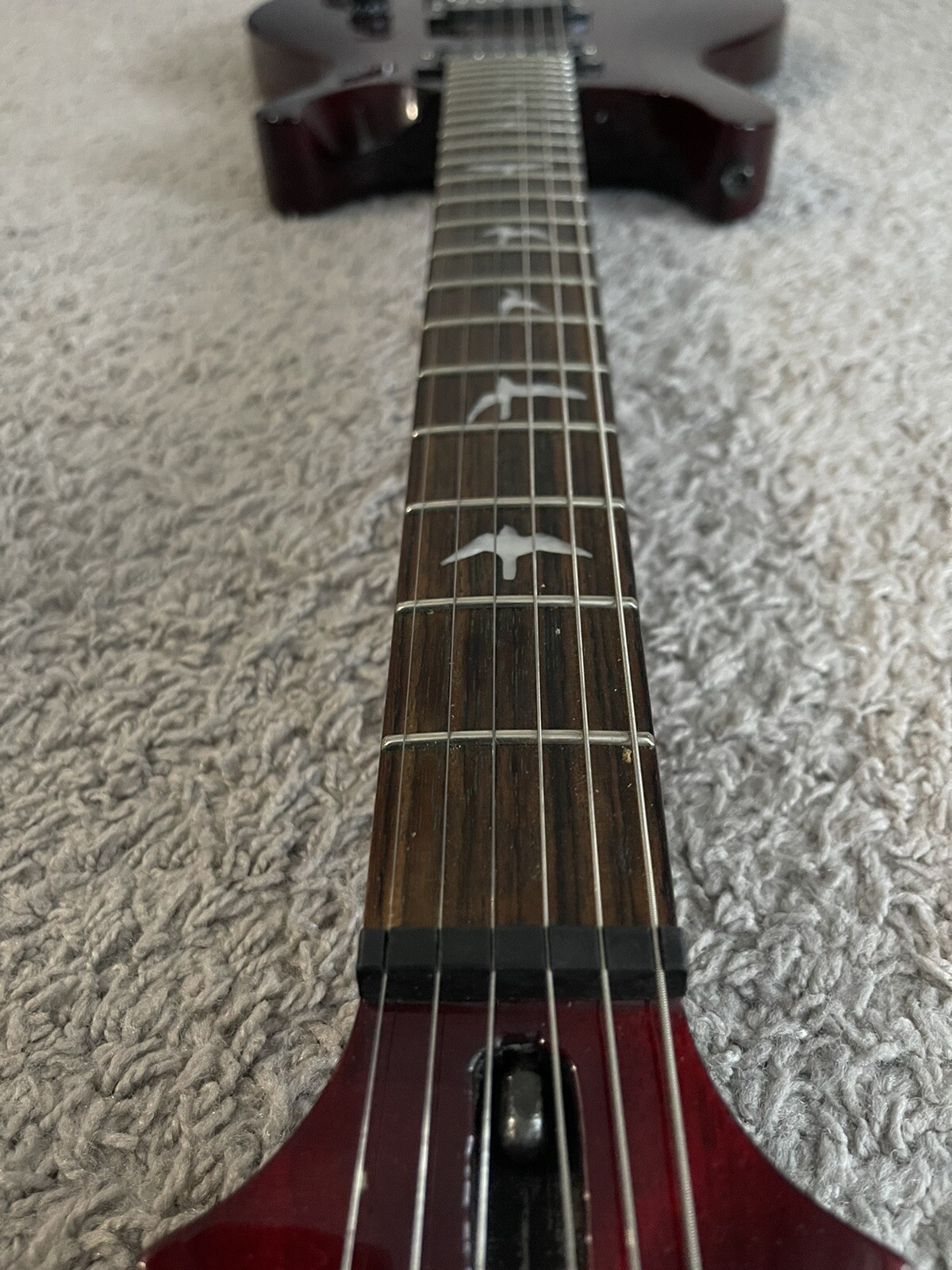 PRS SE Santana Signature 2007 HH Vintage Cherry Red Paul Reed Smith Guitar