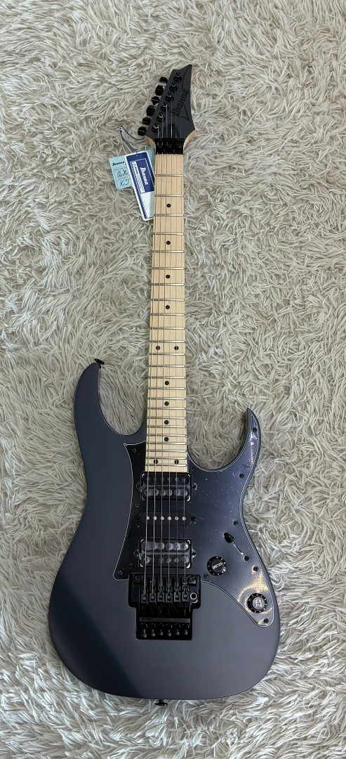 Ibanez RG Series RG550GRF Genesis Electric Guitar, Gray Metallic Flat Finish