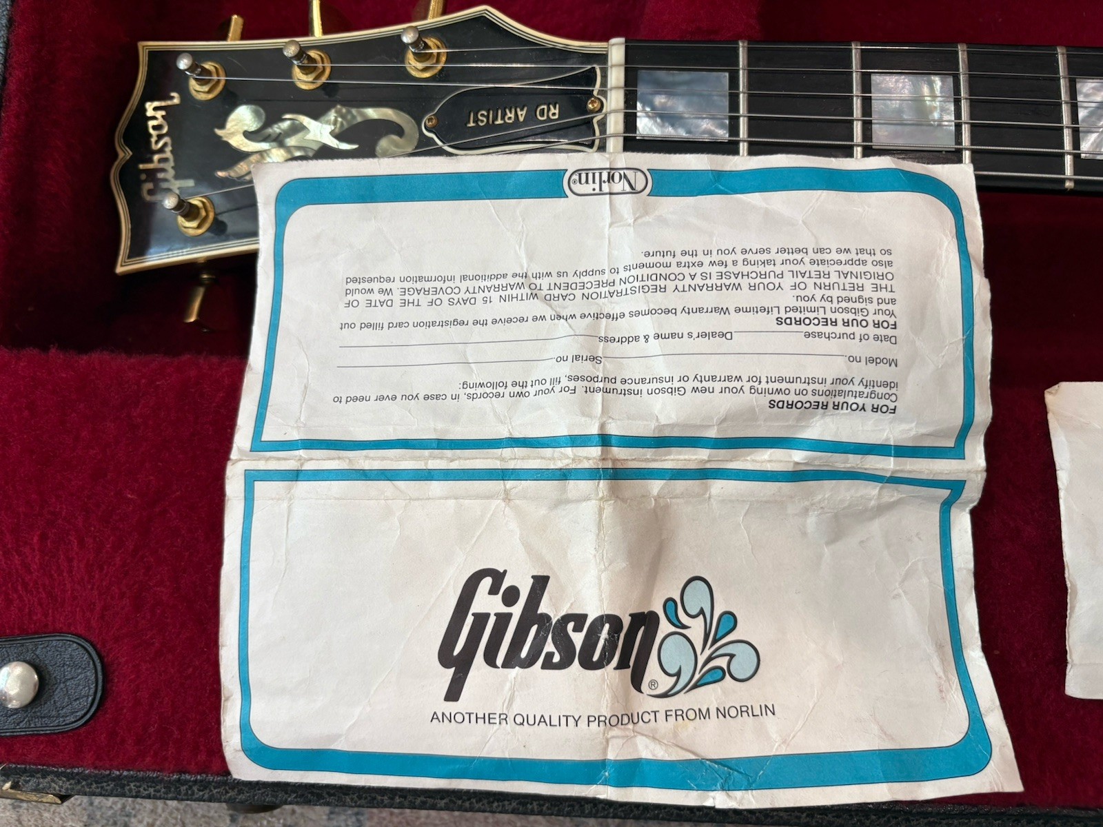 Vintage 1978 Gibson RD Artist Guitar