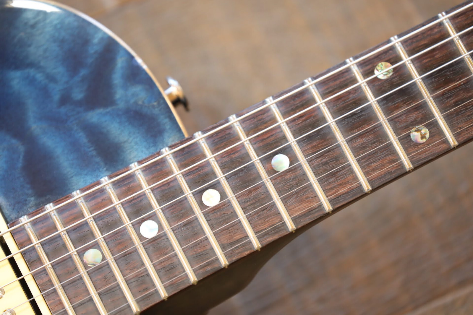 2003 PRS Custom 22 Single-Cut Electric Guitar Whale Blue Quilt 10 Top + Case