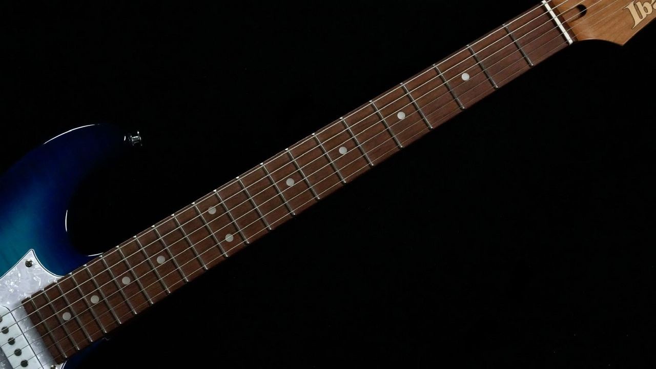 Ibanez AZ22S1F TXB Transparent Turquoise Burst, Flame Maple Top, Alder Body