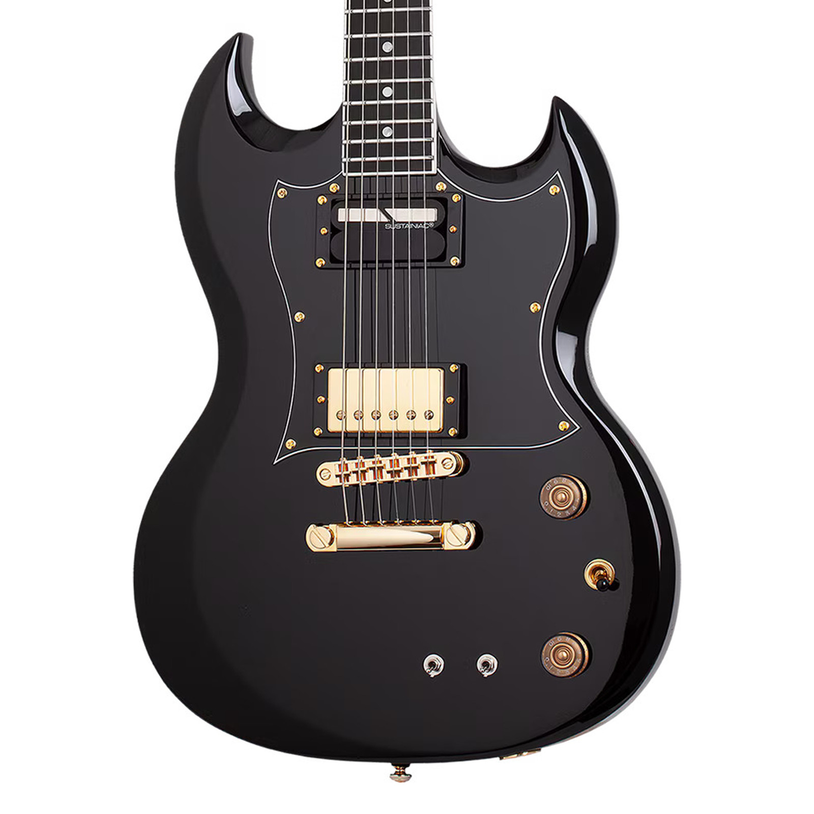 Schecter ZV-H6LLYW66D-S Zacky Vengeance Signature – Gloss Black – Open Box