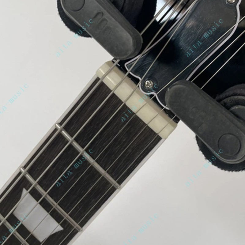 Solid Electric Guitar Bone Nut Stainless Rounded Fret Edge H-H Pickups Natural