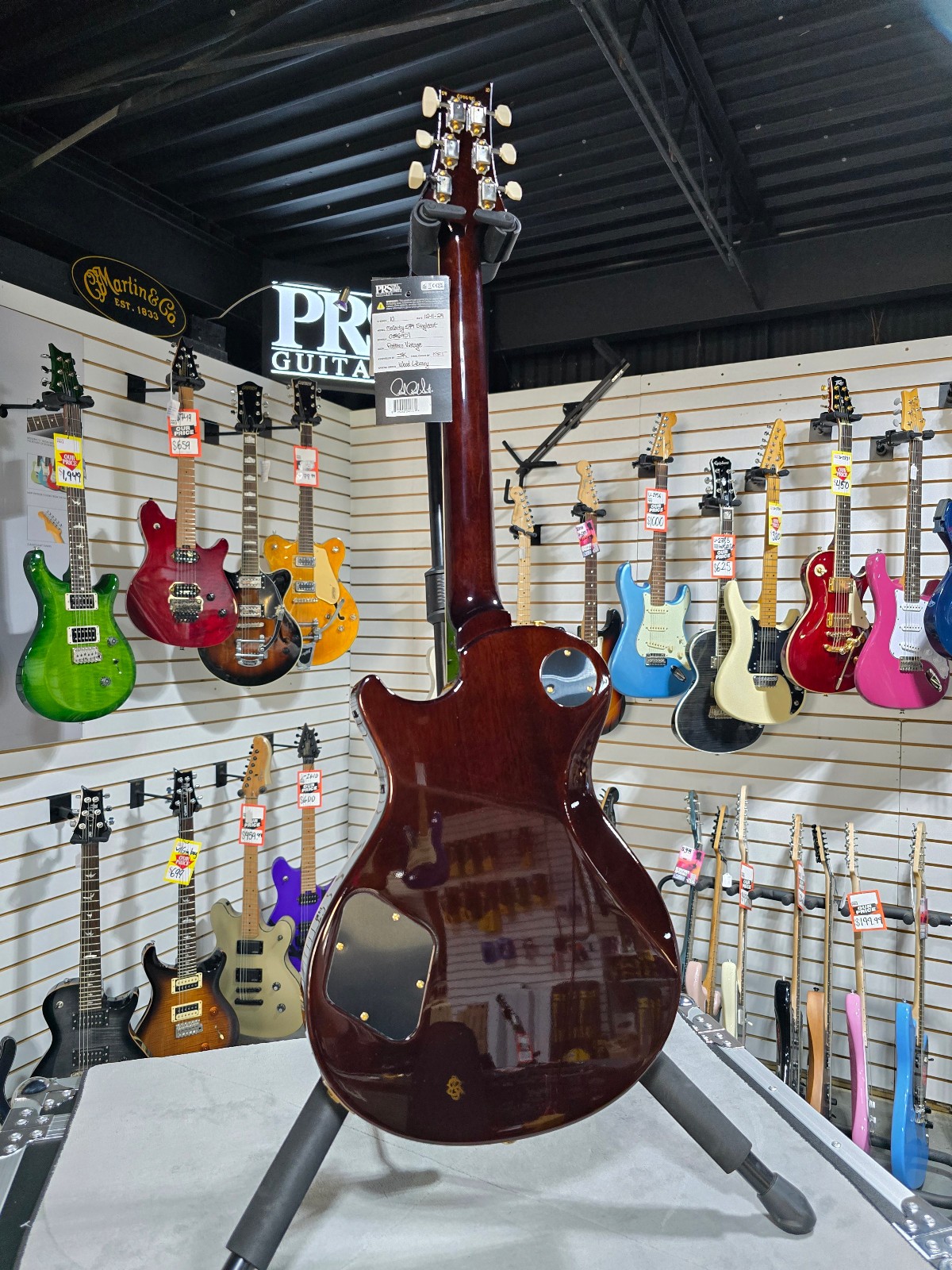 PRS Wood Library McCarty Singlecut 594 – Copperhead w/Paisley Case & PLEK*D #451