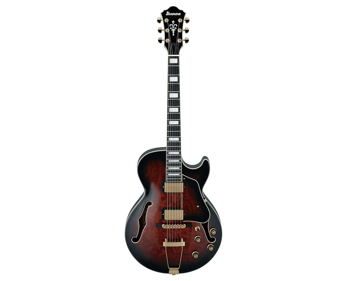 Ibanez AG95QADBS AG Artcore Expressionist – Dark Brown Sunburst