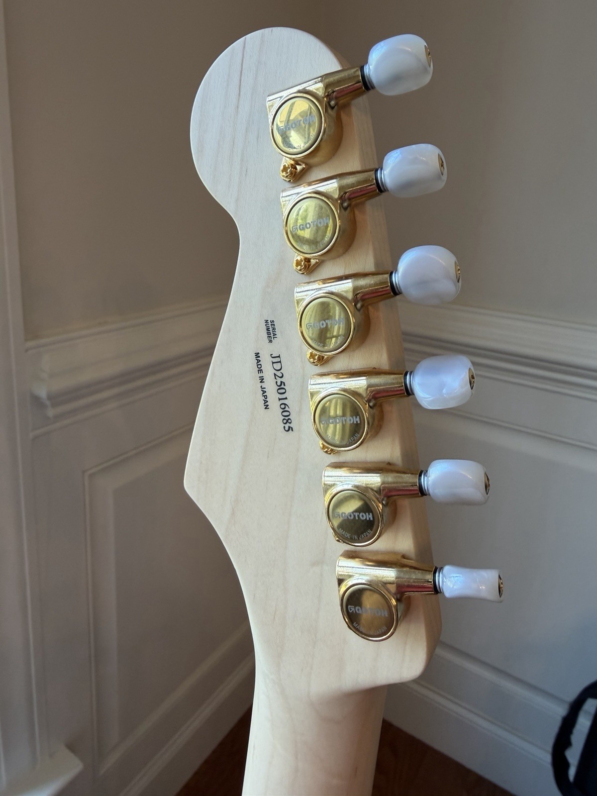 2025 Fender Richie Kotzen Signature Stratocaster MIJ Japan Transparent White