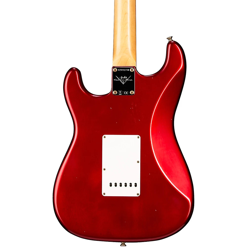 Fender CS 1960 Stratocaster Journeyman Relic Guitar Aged Candy Apple Red