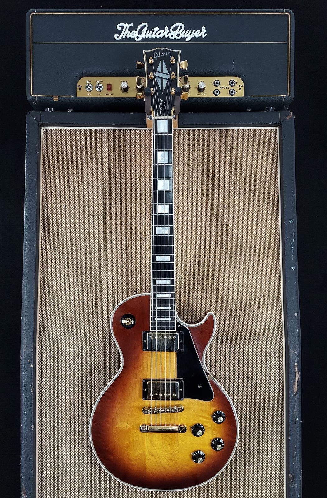 1973 Gibson Les Paul Custom 100% Original! Very Clean Guitar Small Volute (170)