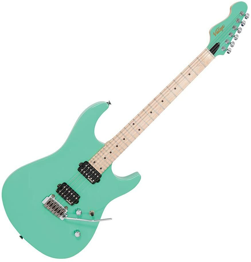 Vintage – V6M24VG – Reissue Electric Guitar Maple Fretboard – Ventura Green
