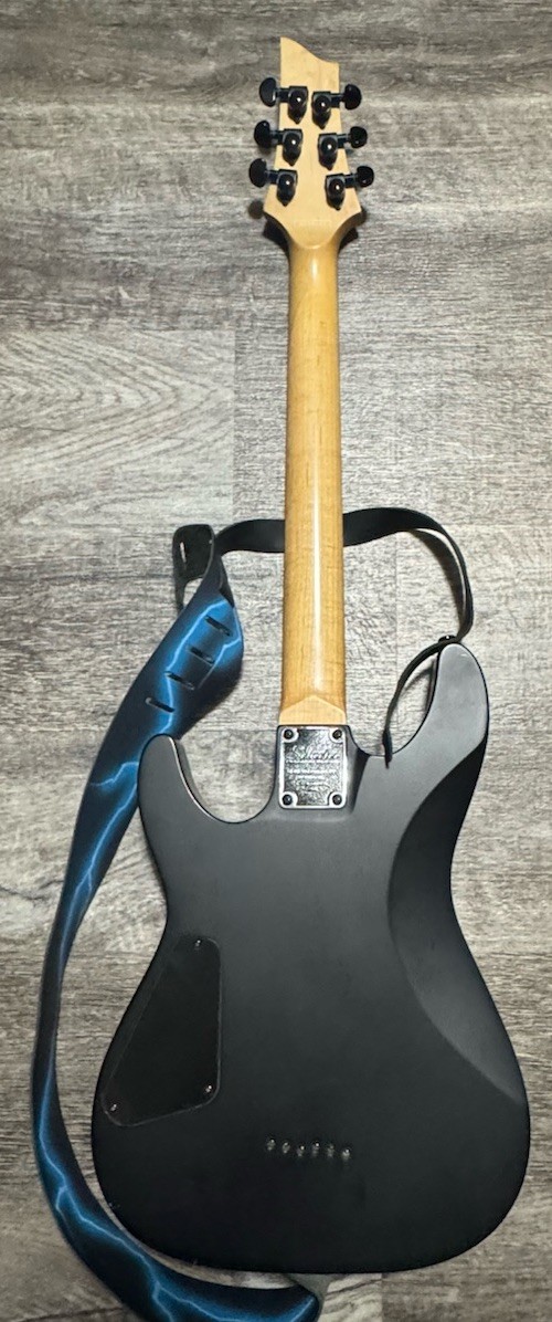 SCHECTER DAMIEN-6 Used Mahogany body Maple neck Rosewood fingerboard Satin Black