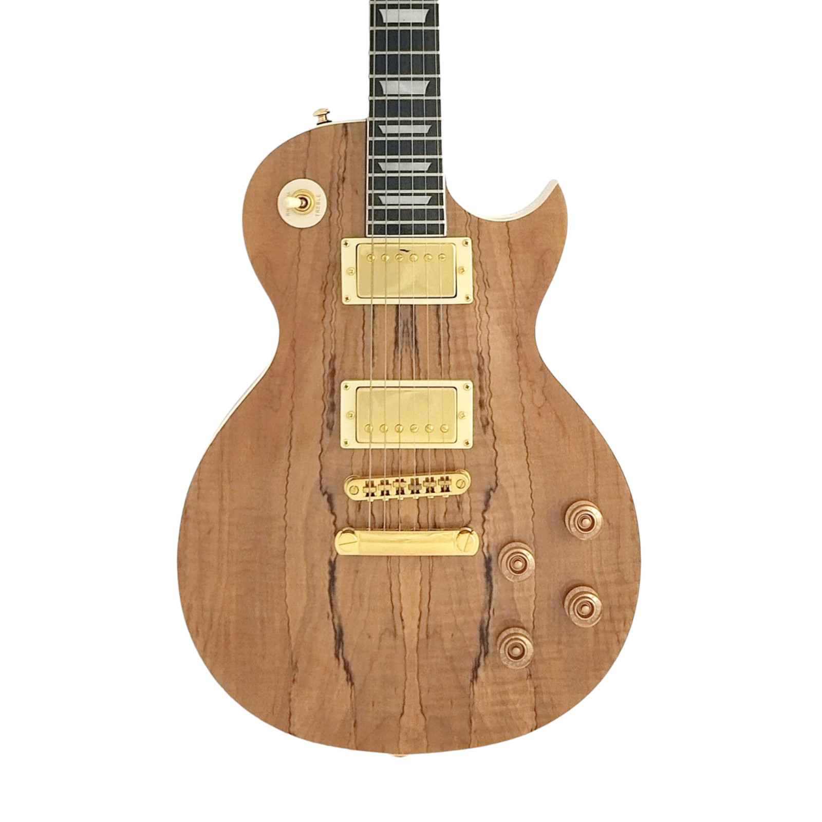 Products Haze SEG227GC Spalted Maple Veneer HLP Electric Guitars