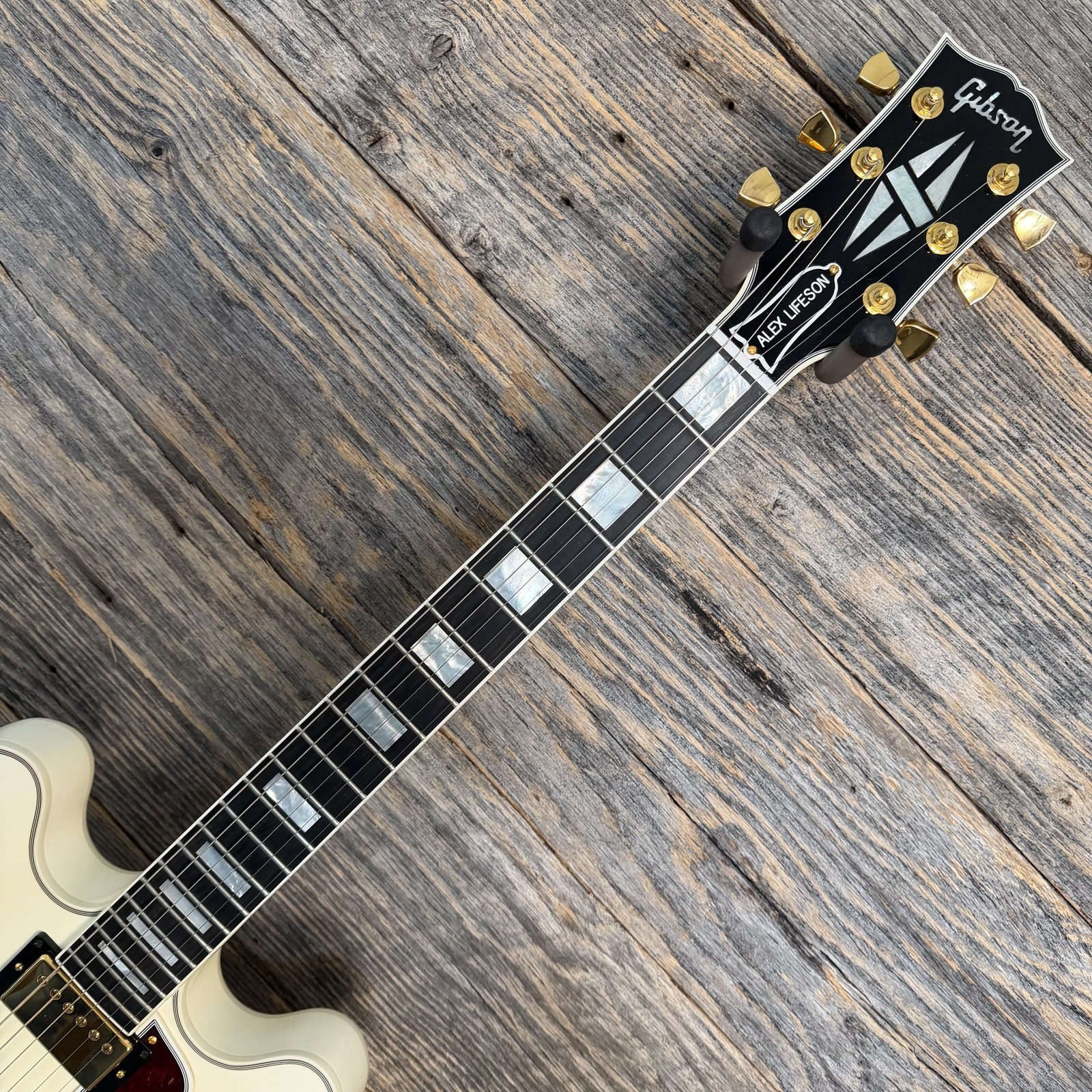 Used Gibson Custom Shop Alex Lifeson “Inspired By” ES-355 2008 – Alpine White