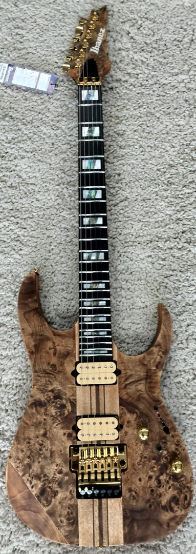 Ibanez RG Premium Electric Guitar Antique Brown Stained Flat Model RGT1220PBABS