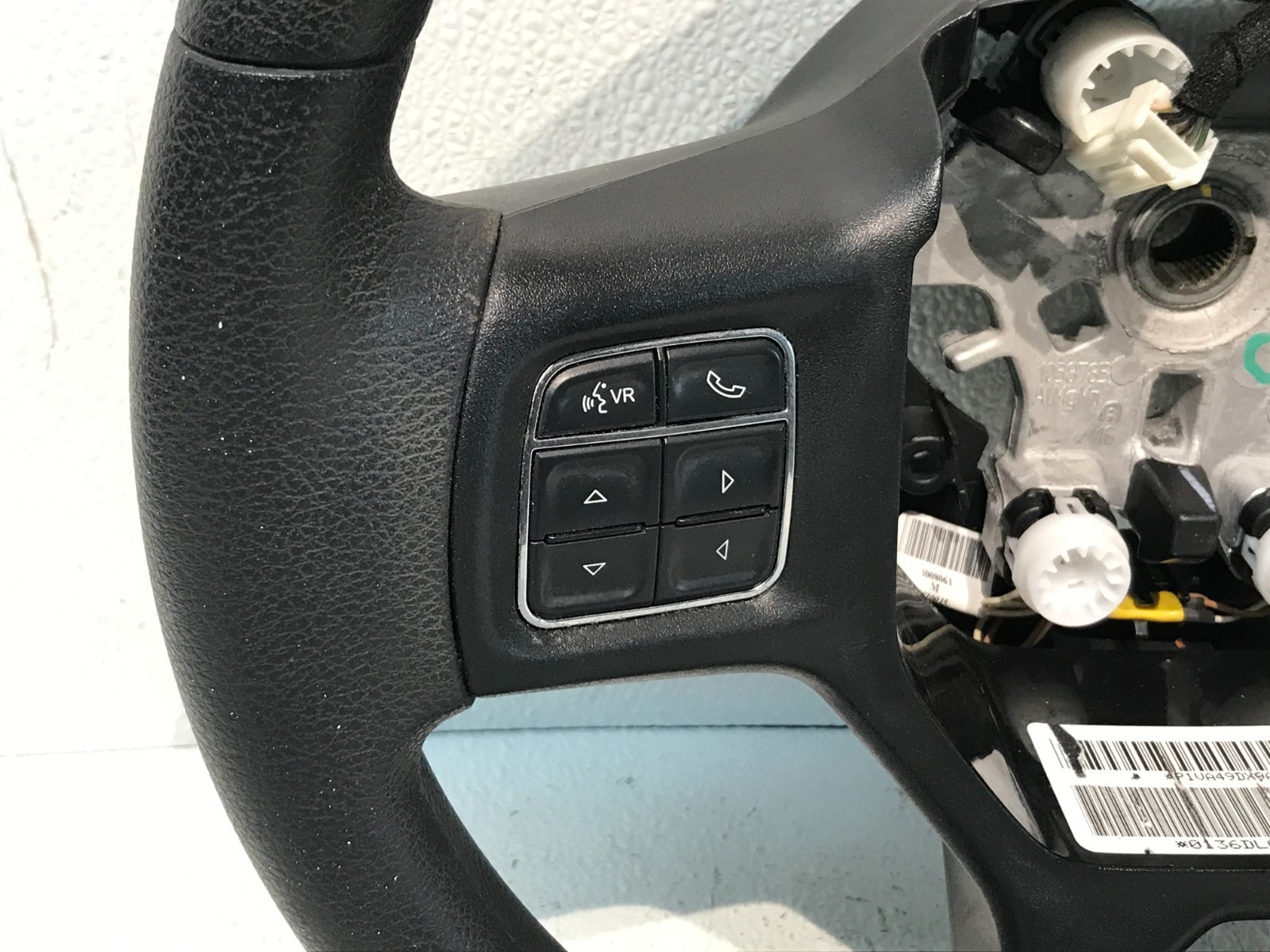 2013-18 Ram 1500 Black Leather Steering Wheel OEM