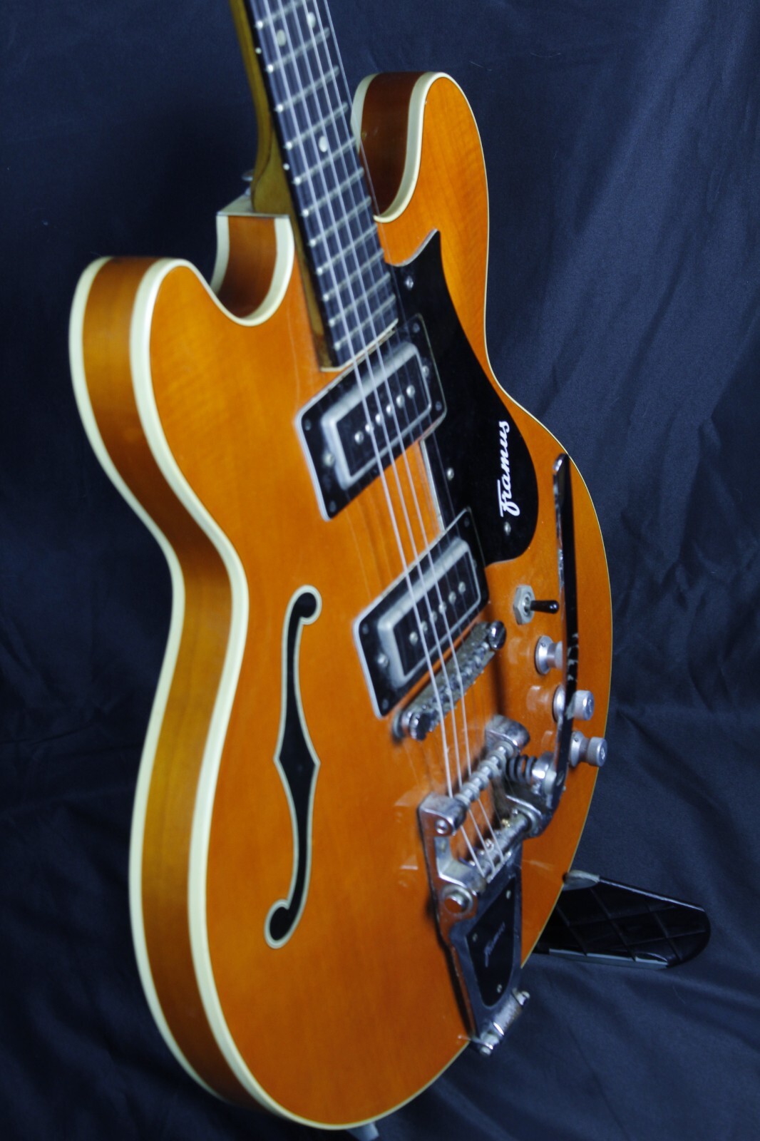 Framus Caravelle 5/117-52 60´s Orange Hollow-Body Guitar Made in Germany w/HSC