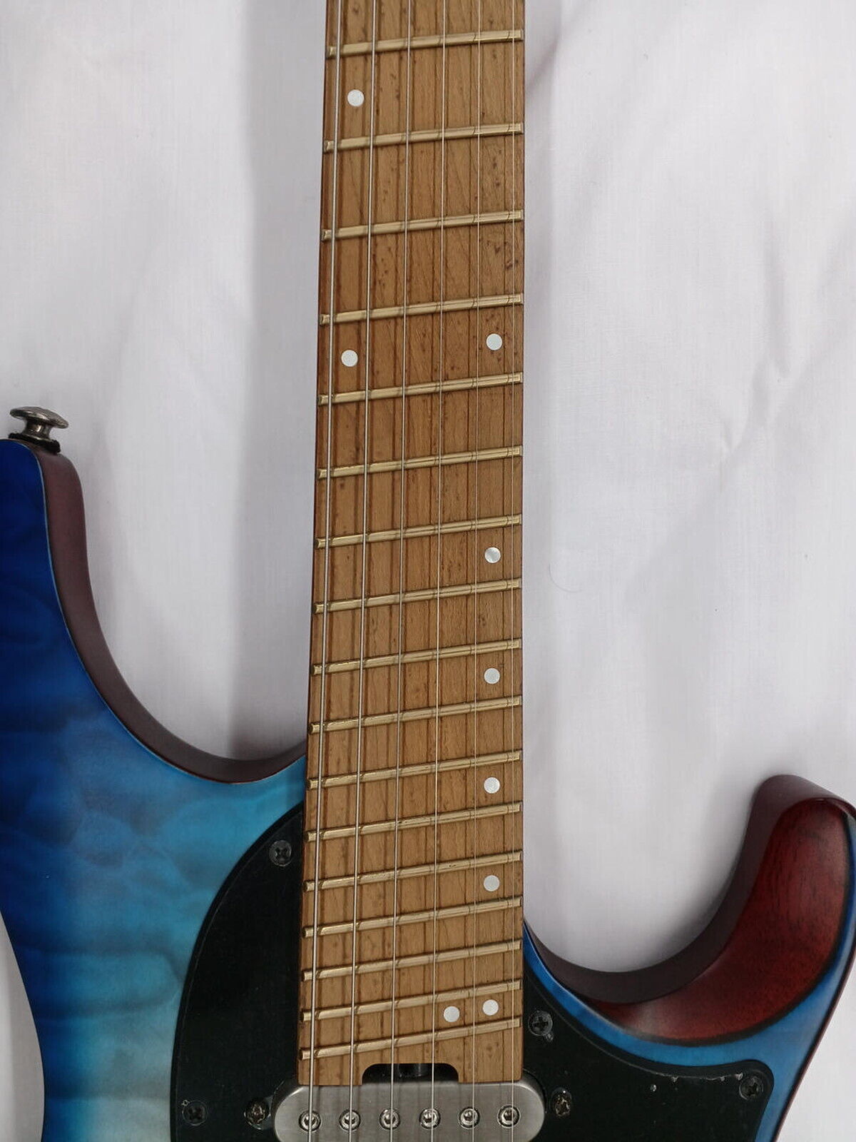 IBANEZ QX54QM Used Nato body Bubinga neck Maple fingerboard Blue w/Gig case
