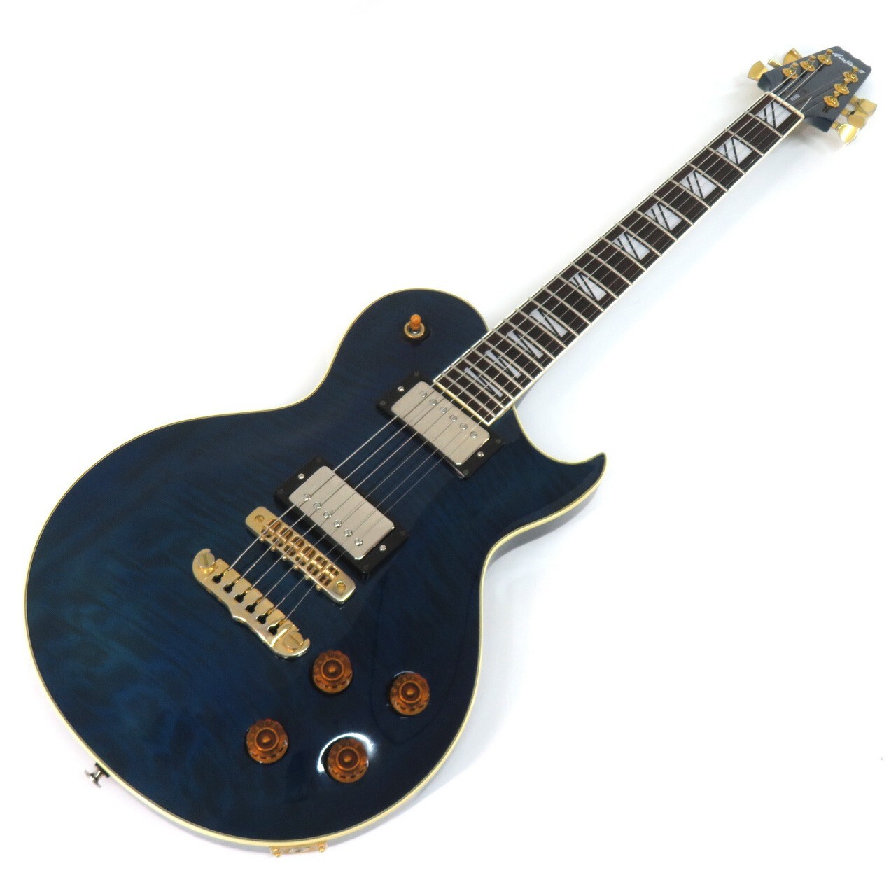 [Aria Pro II] PE-850 Les Paul See-Through Blue From Japan Electric Guitar Used