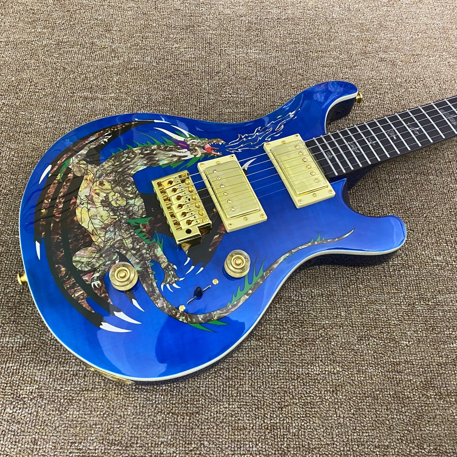 6-string PRS electric guitar, gold hardware, gold hardware, fast shipping
