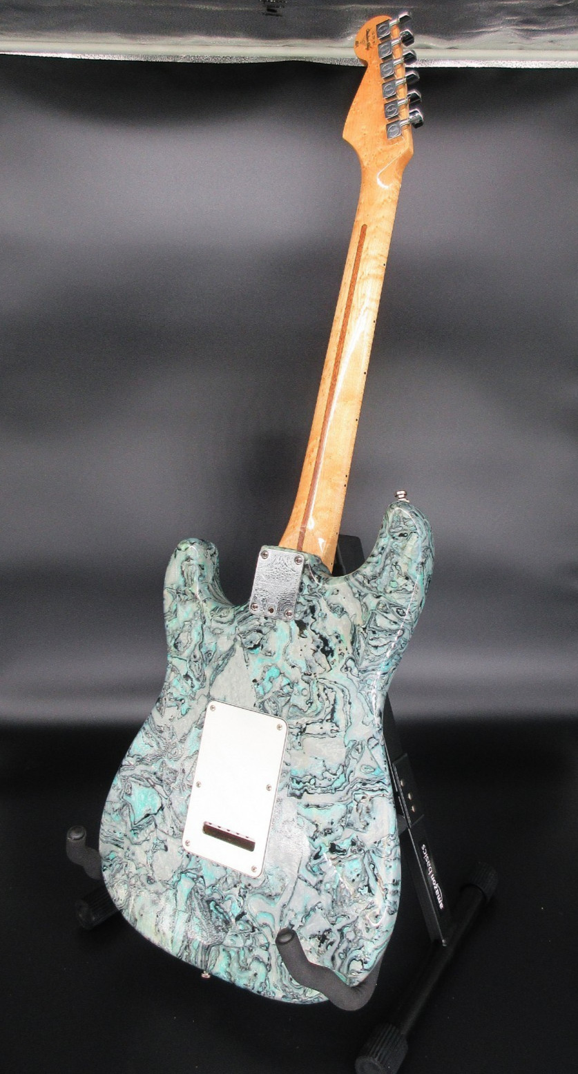 1995 Fender Custom Shop Blue MOTO Stratocaster