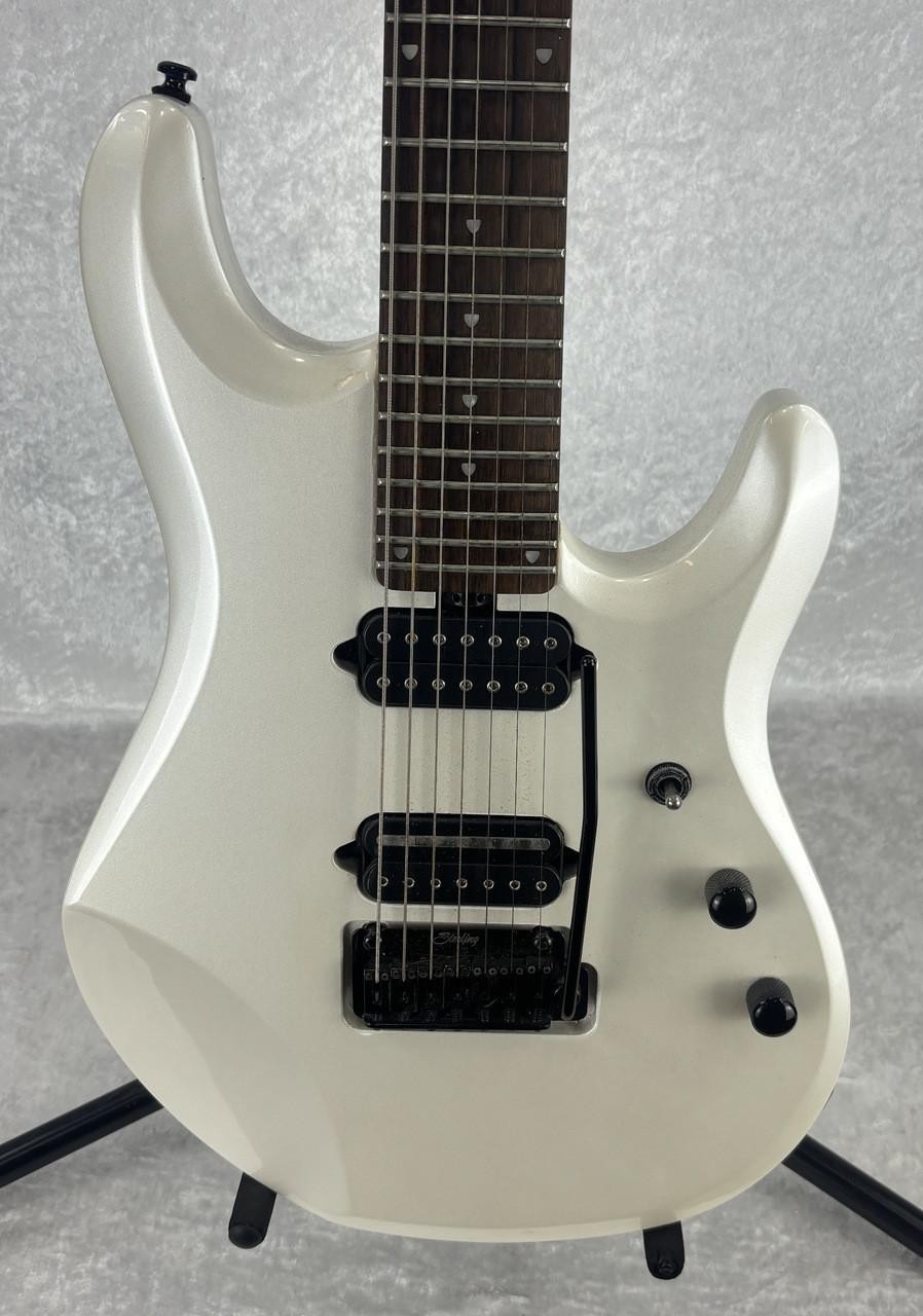 Sterling by Music Man JP70 John Petrucci guitar in pearl finish w/ bag