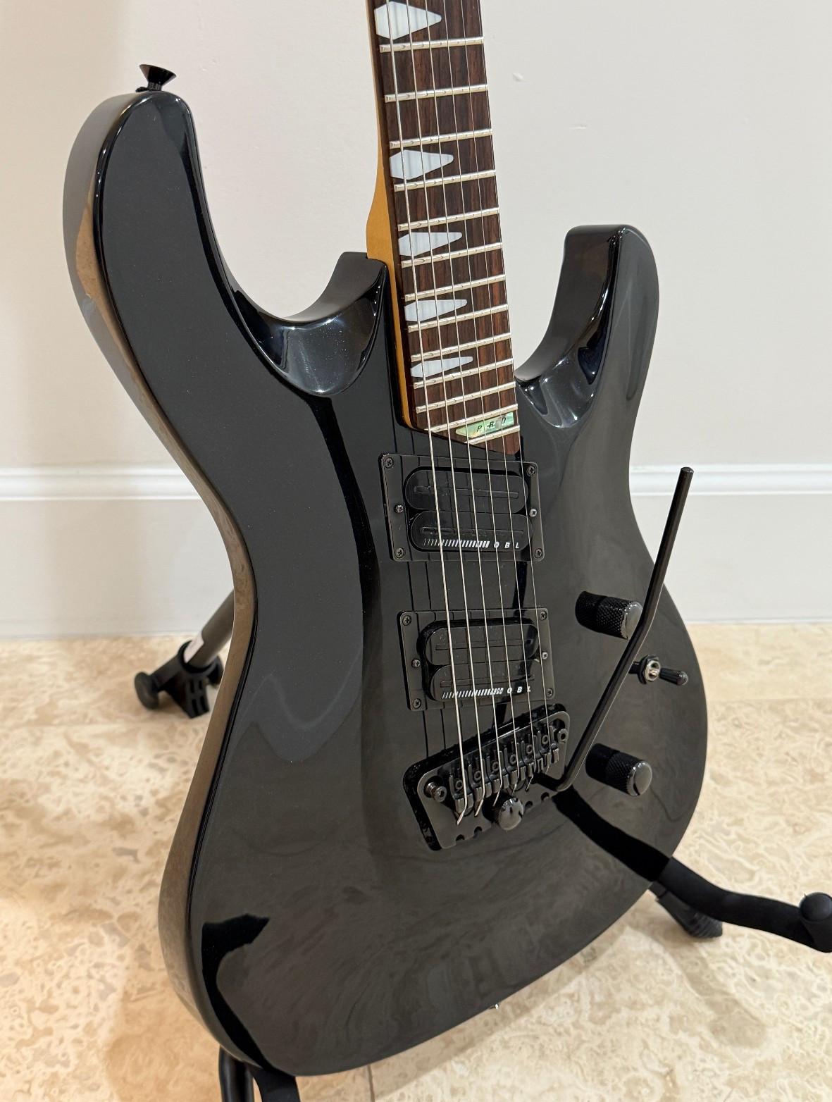 1996 Epiphone Pro-2 Super Strat Electric Guitar – Metallic Black