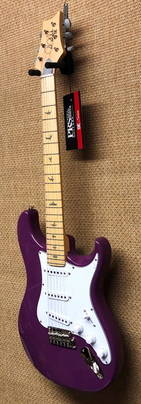 PRS SE Silver Sky Electric Guitar Summit Purple Maple Neck/Board Poplar Body Bag
