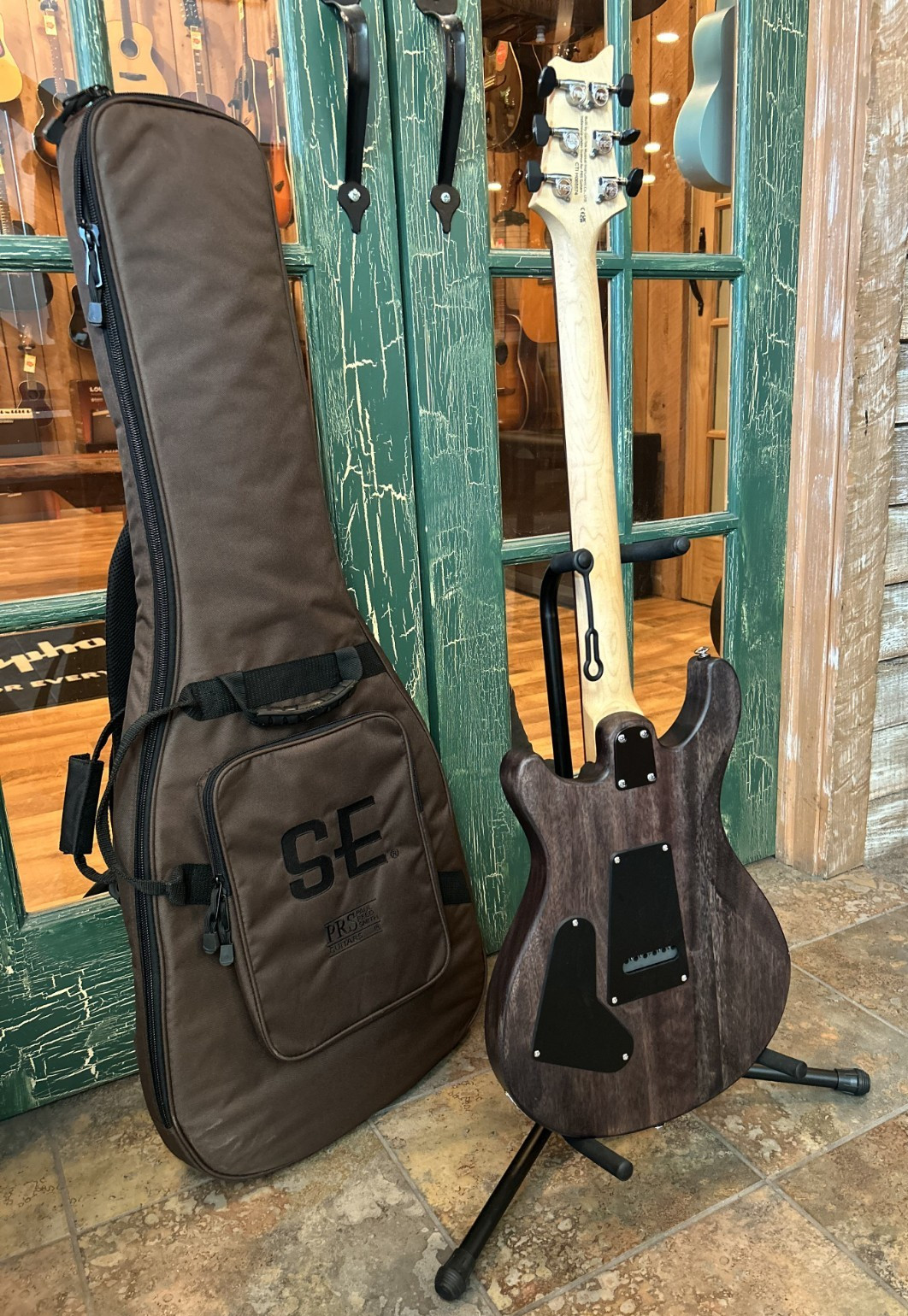 PRS SE CE 24 Standard Satin Charcoal Electric Guitar With Soft Deluxe Case