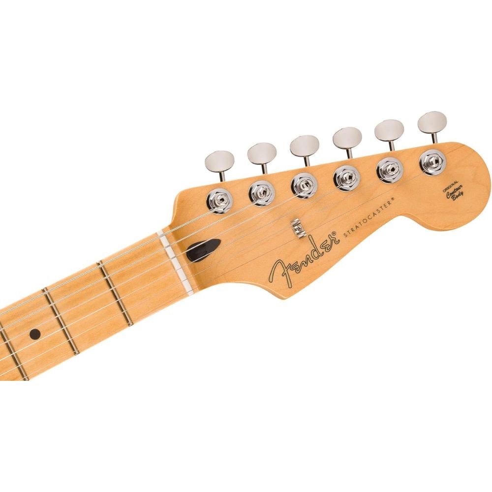 Fender Player II Stratocaster – Black Bundle with Tweed Case, Strap, Strings