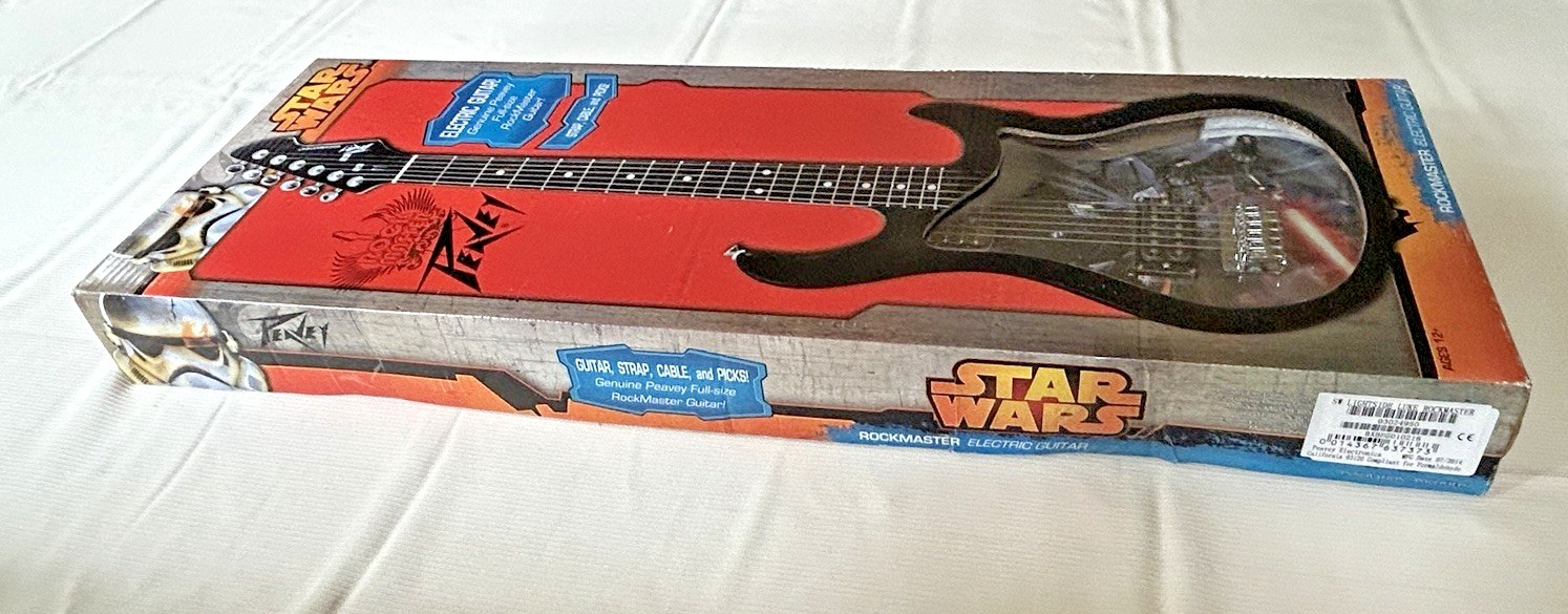 SUPER RARE LE NIB Peavey STAR WARS Rockmaster ELECTRIC GUITAR FULL SIZE NOT 3/4!