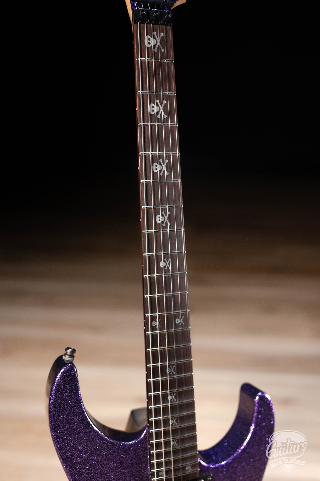 ESP KH-2 Kirk Hammett Signature Custom Shop Guitar – Purple Sparkle