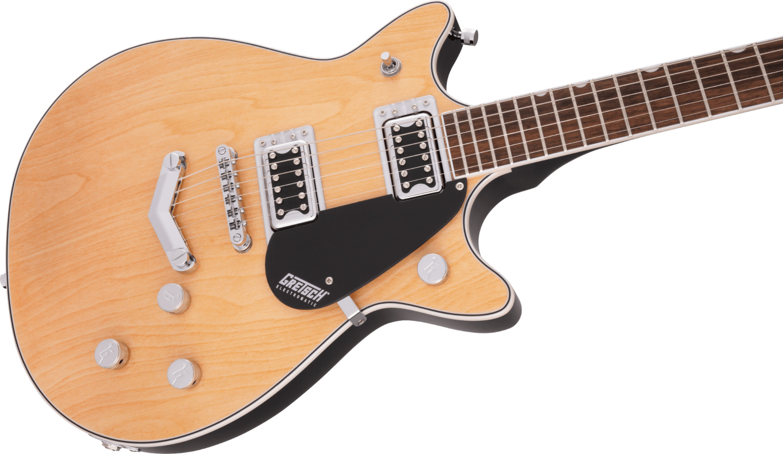 Gretsch G5222 Electromatic Double Jet BT Stoptail Electric Guitar, Natural