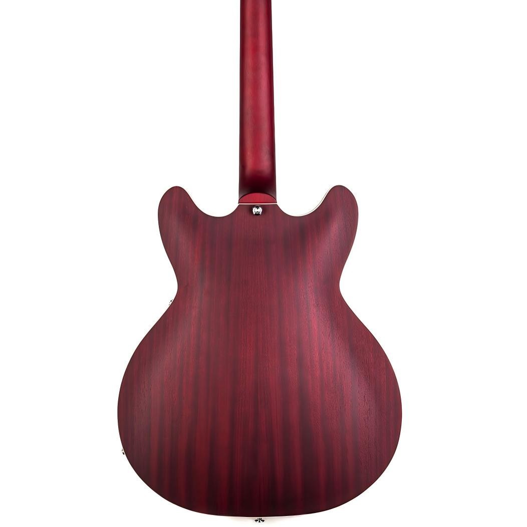 Grote 335 Style Jazz Electric Guitar Flame Maple top Semi-Hollow Body