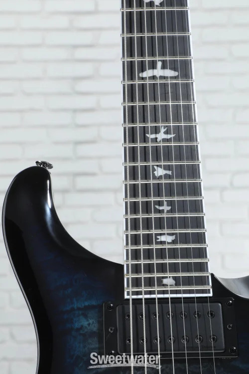 PRS SE Mark Holcomb SVN Signature 7-string Electric Guitar – Holcomb Blue Burst