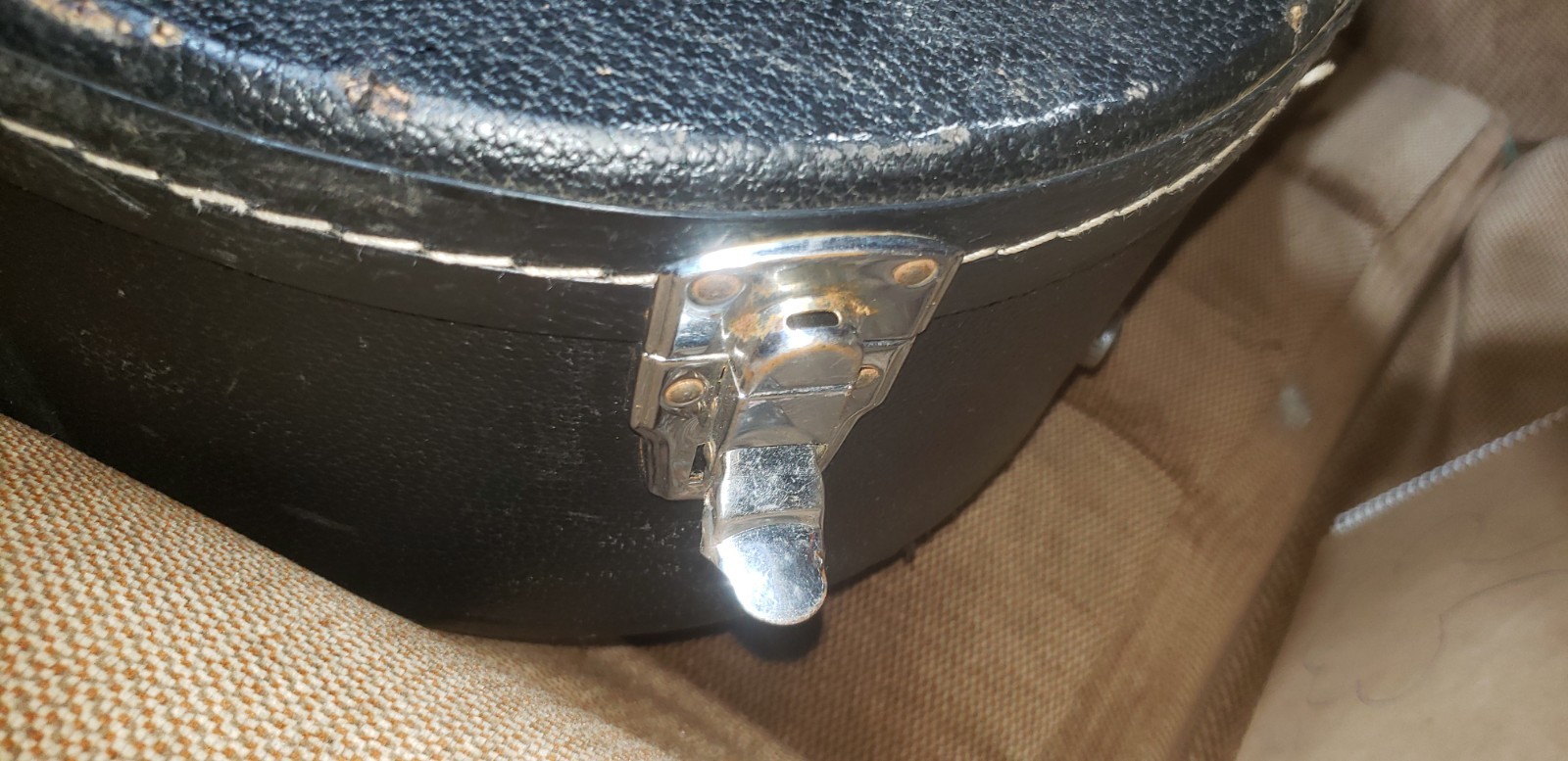 Vintage 1960s Silvertone Guitar Silhouette 1478 DeArmond Pick Up Harmony Kay