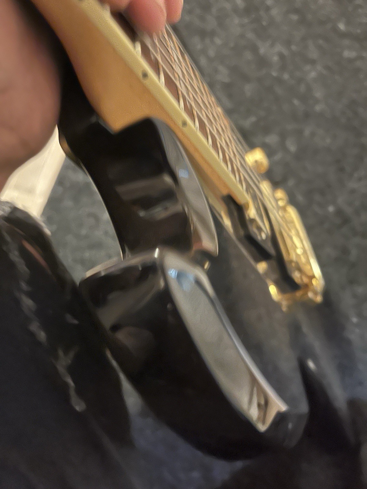 2011 B.C. Rich Mockingbird – Transparent Black MIK Electric Guitar