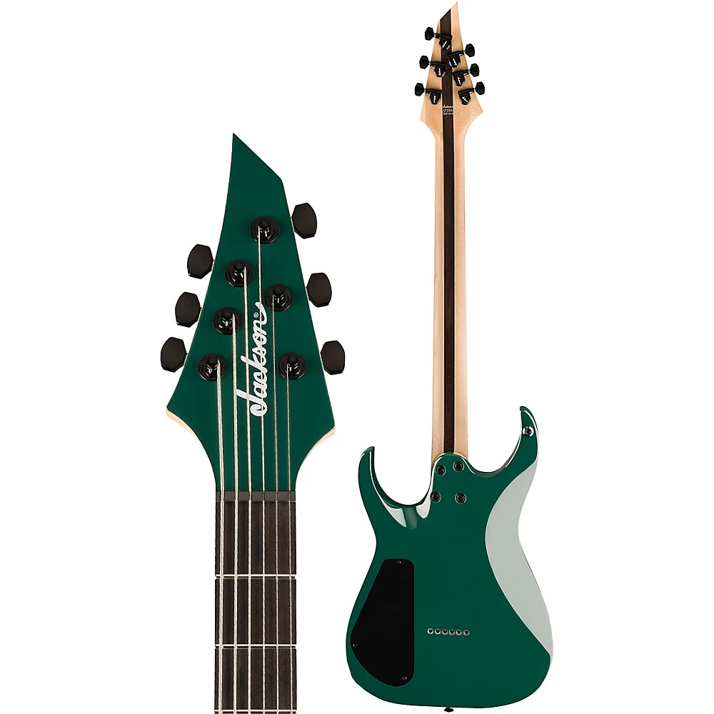 Jackson Pro Roman Ibramkhalilov MDK HT6 Baritone Ebony FB Guitar Emerald Green