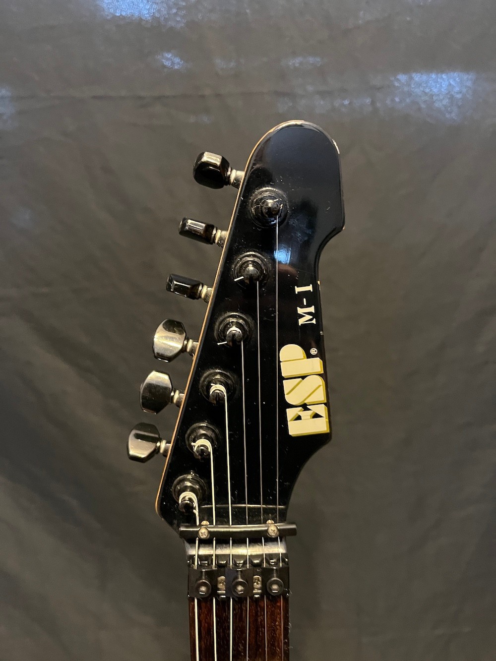 Rare 1991 Vintage ESP M-1 Guitar H/S in Pearl White W/Case Queensryche Vibe!