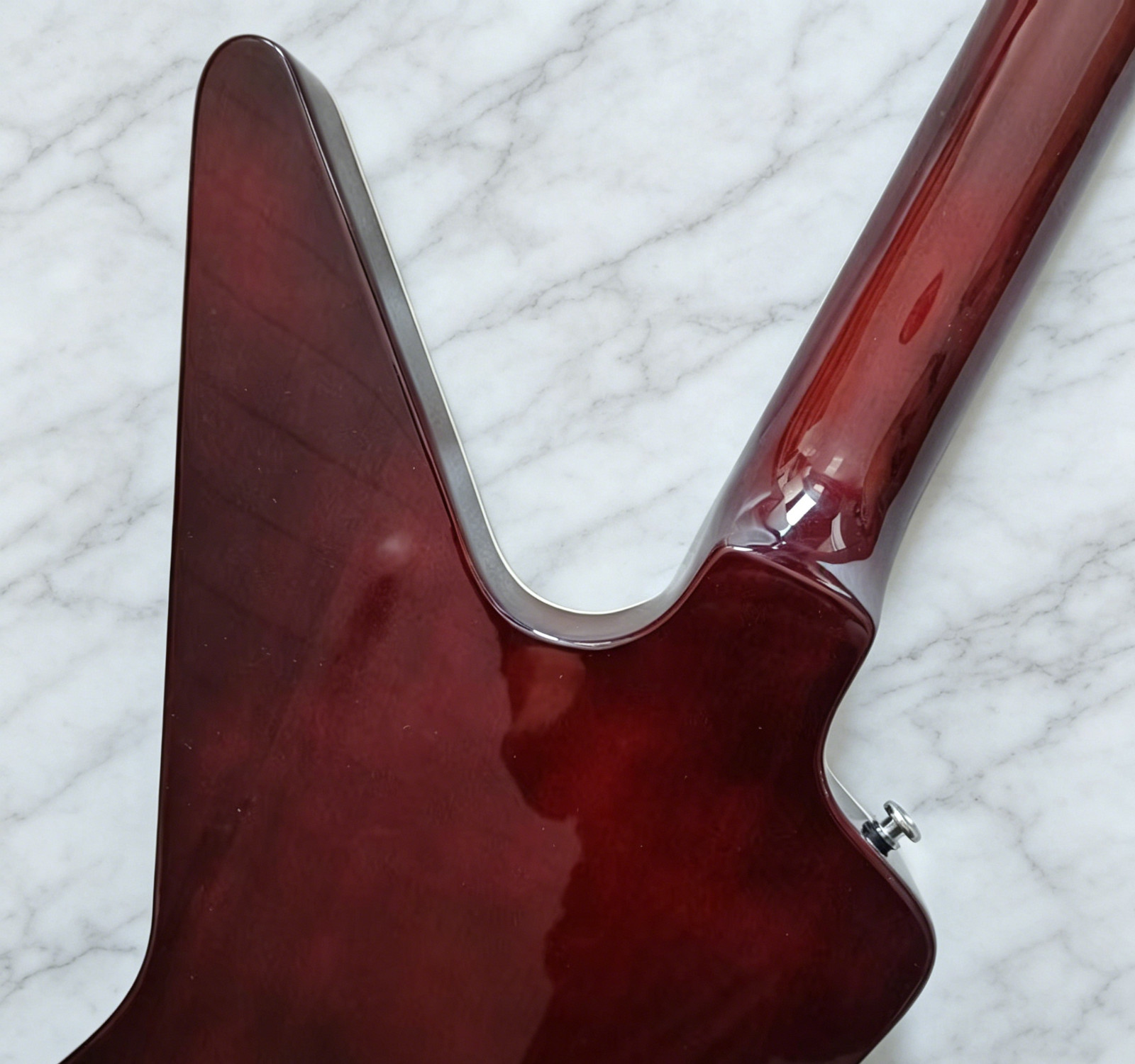 US warehouse Wine Red Electric Guitar HH pickup Chrome Hardware Fast Ship