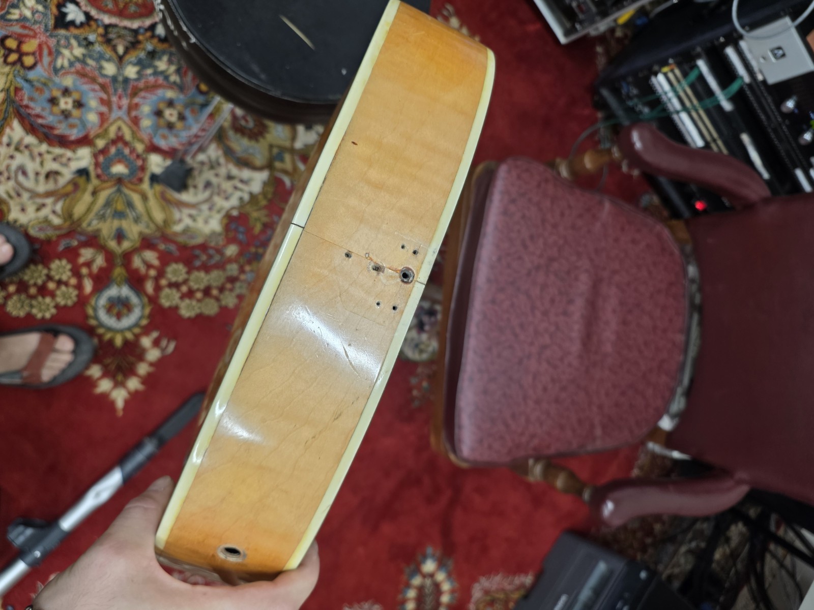 Guild X150 Modified Husk Rare Original Blonde Finish 1961