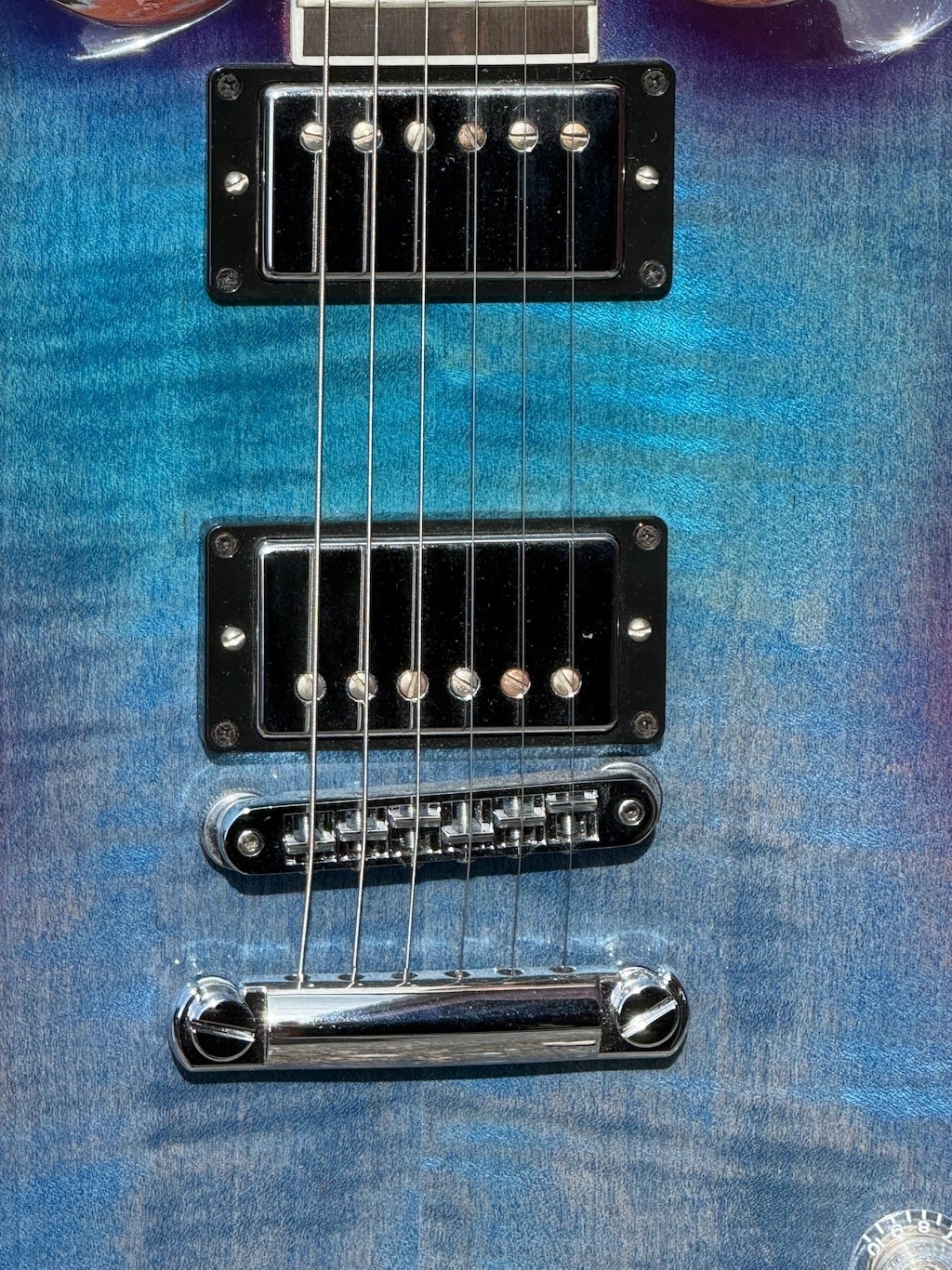 2022 Gibson SG Modern a takeoff on an SG Custom in a stunning Blueberry Fade !