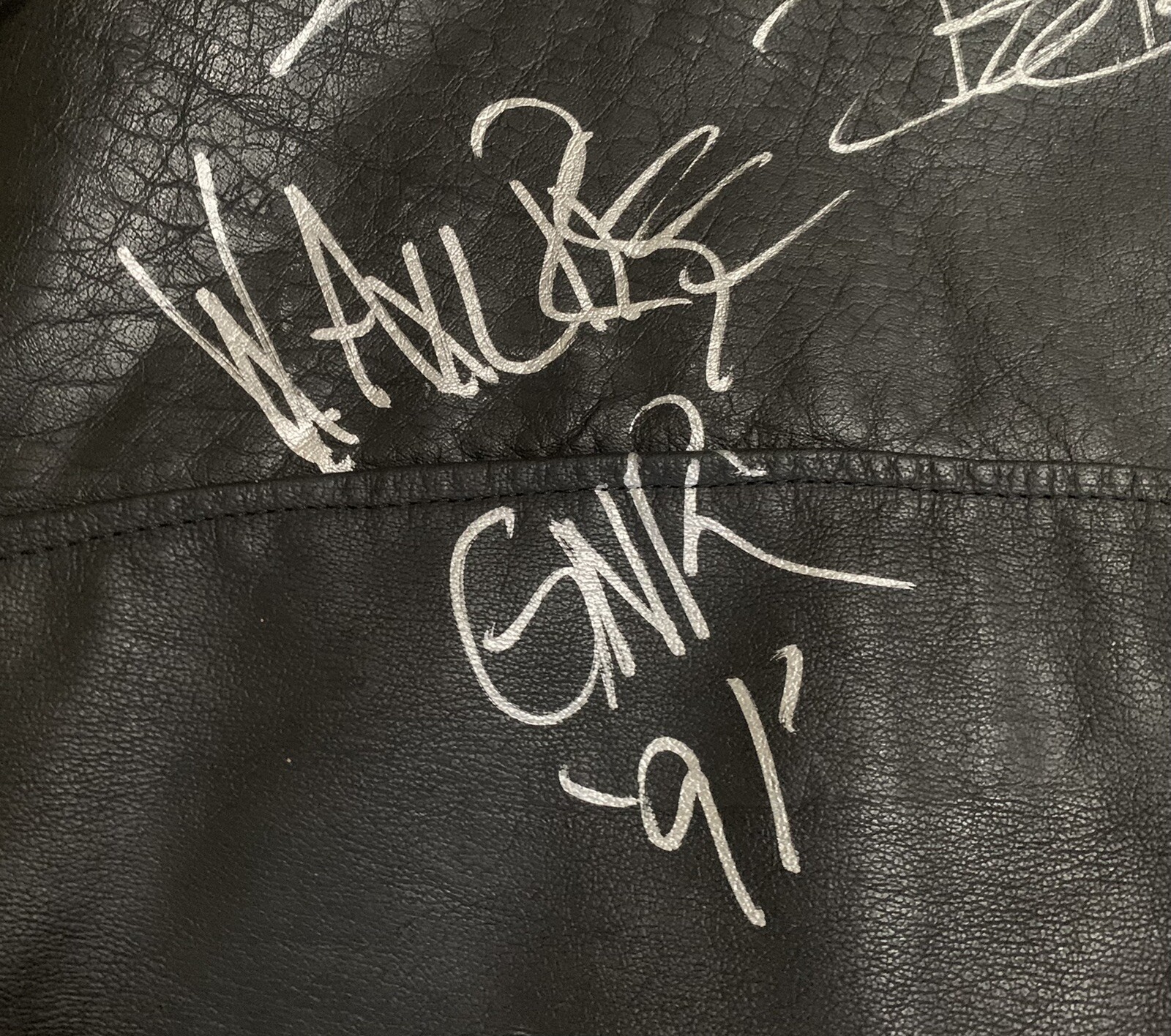 Guns Roses 1991 Signed Leather Jacket REAL Certified + Owner Letter Axl Izzy +3