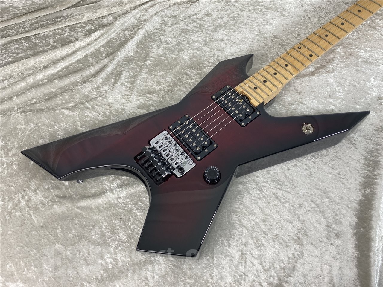 Killer KG-Exploder II Flame Top Wine Red Electric Guitar w/ Case and Accessories