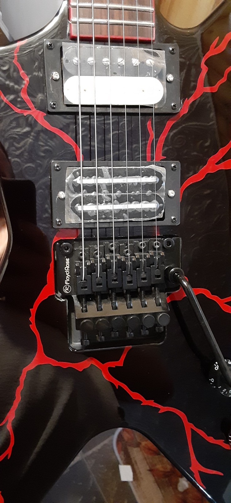 FireFly Dimebag Darrell Blood Bolt Tribute 6 String Electric Guitar
