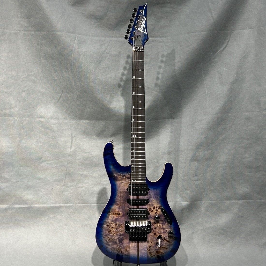 Ibanez S1070PBZ-CLB Cerulean Blue Burst Electric Guitar, 3.3kg Used