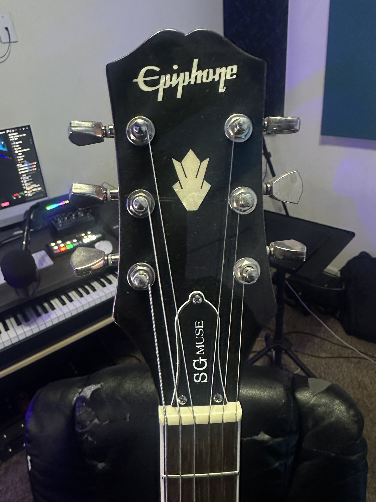 Epiphone SG Muse Electric Guitar – Pearl White Metallic