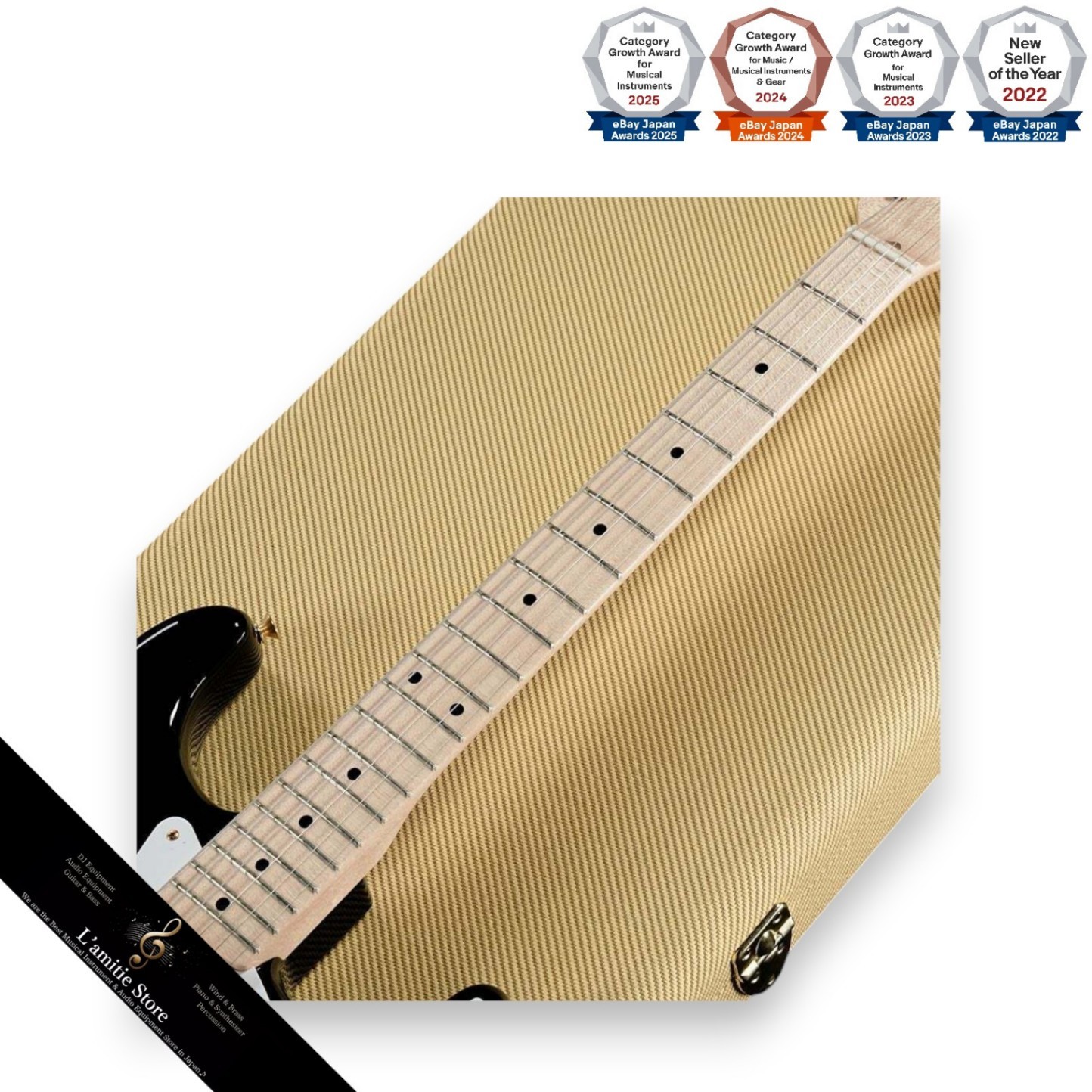 Fender Custom Shop 1956 Stratocaster NOS Black Alder Body Maple Neck V Shape 21